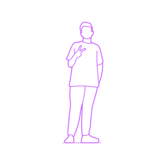 Pop Culture Media Personalities Clix Cody Conrad Outline Icon Svg Set, Free Vectors File